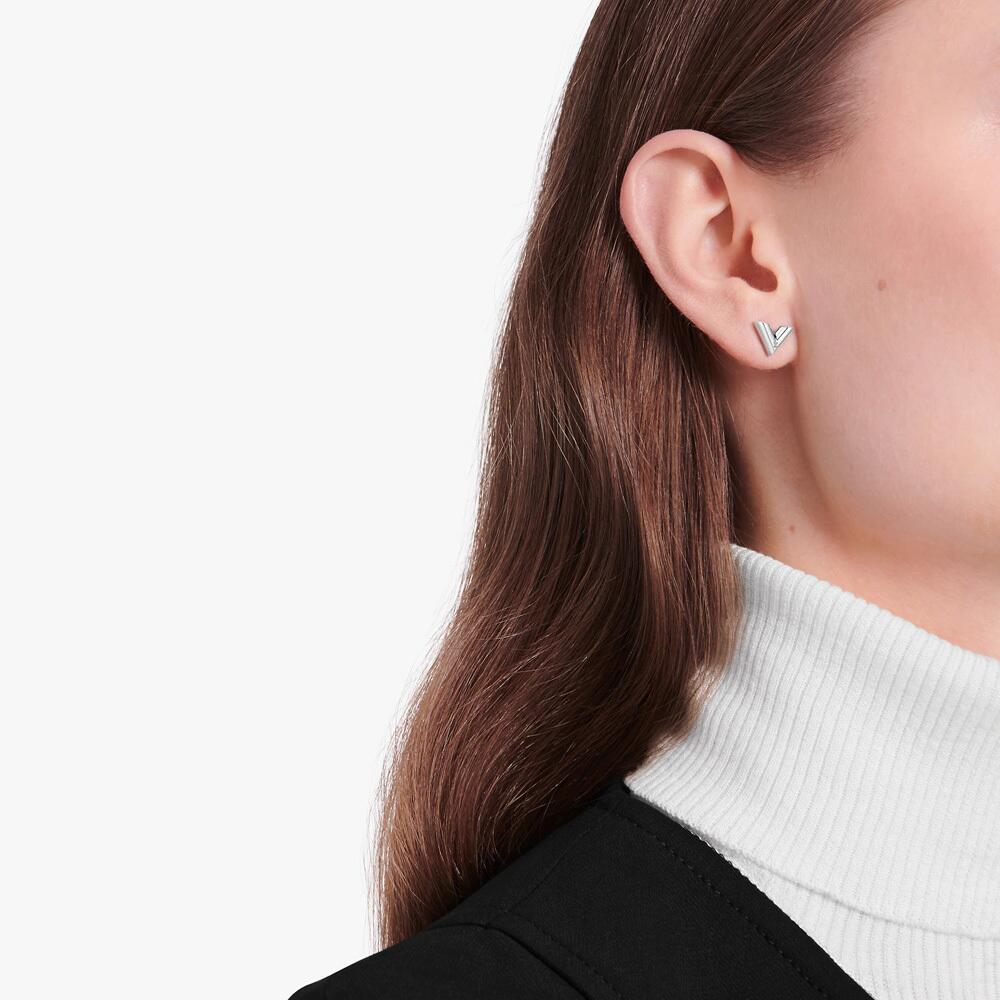 【Louis Vuitton】ESSENTIAL エッセンシャル V スタッズ ピアス